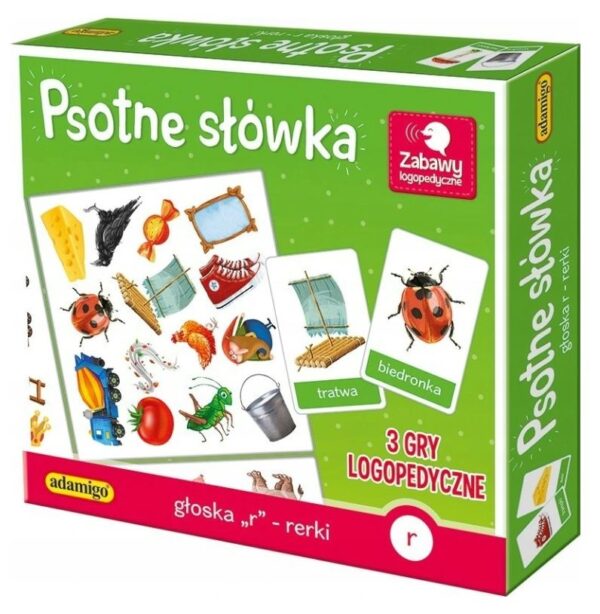Psotne słówka - Rerki - głoska R 07400