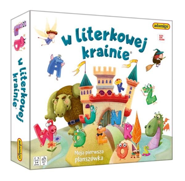 W literkowej krainie gra planszowej 07837