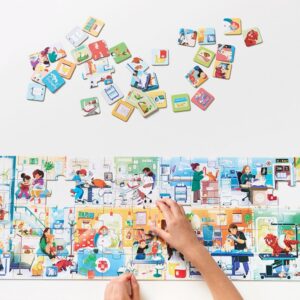 Puzzle Co robi Weterynarz dla dzieci: 4+