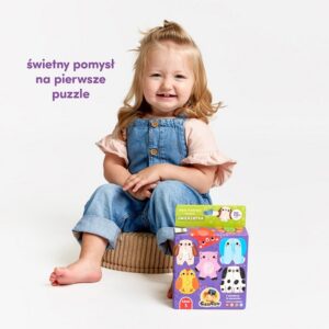 Moje pierwsze puzzle Zwierzątka dla dzieci: 15m+