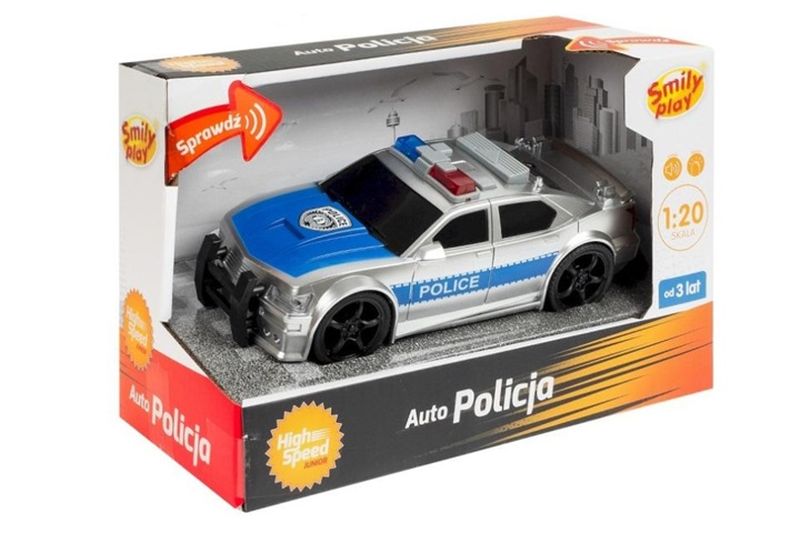 Auto policja 1:20 junior Smily Play SP85164 51644