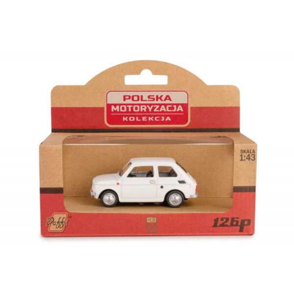 Model Fiat 126p biały K-569 15699