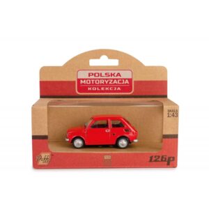 Model Fiat 126p czerwony K-572 15729
