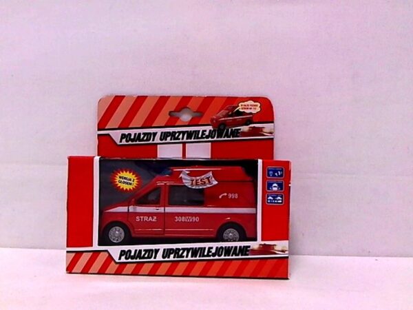Van Straż pożarna z głosem 14cm pud.HKG078 96975