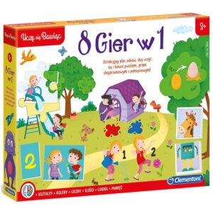 CLE Uczę się bawiąc! Zestaw eduk.gier 8w1 50089