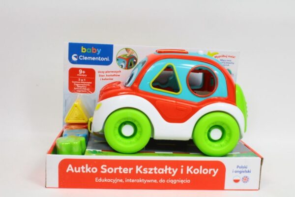 CLE BABY autko sorter kształty i kolory 50808
