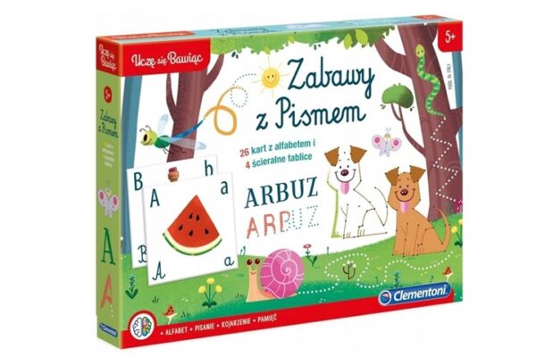 CLE Uczę się bawiąc! Zabawy z pismem 60590