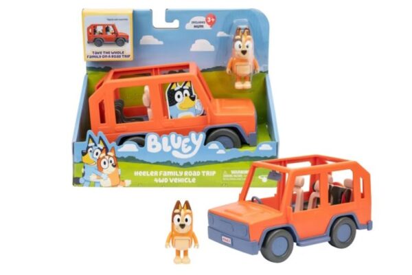BLUey zest samochód 4x4 z fig Chilli BLU17661