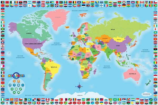 INTERAKTYWNA MAPA ŚWIATA / NEW Gry - DG 64240 - obrazek 3