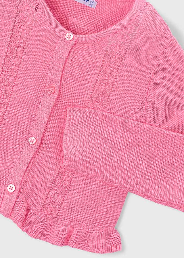 Sweter rozpinany dzianin. - 03383 - obrazek 3