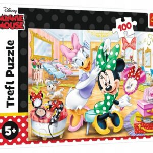 PUZZLE 100 Minnie w salonie kosmetycznym 16387