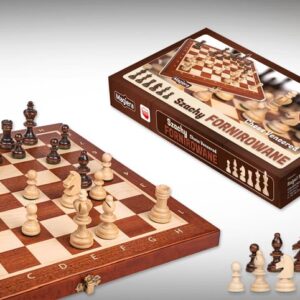 Szachy fornirowane 35cm 30261