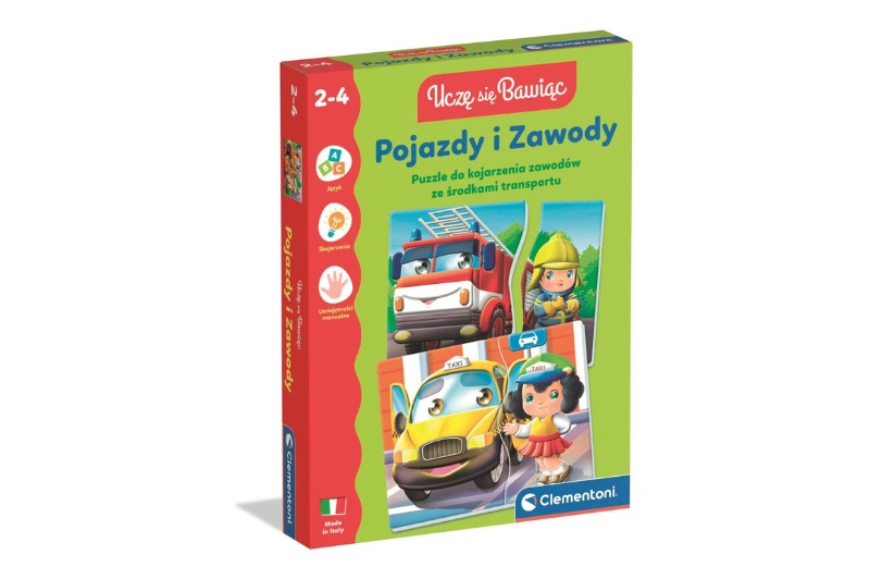 CLE Uczę się bawiąc! Pojazdy i zawody 50416