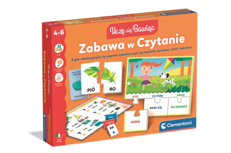 CLE Uczę się bawiąc! Zabawa w czytanie 50425