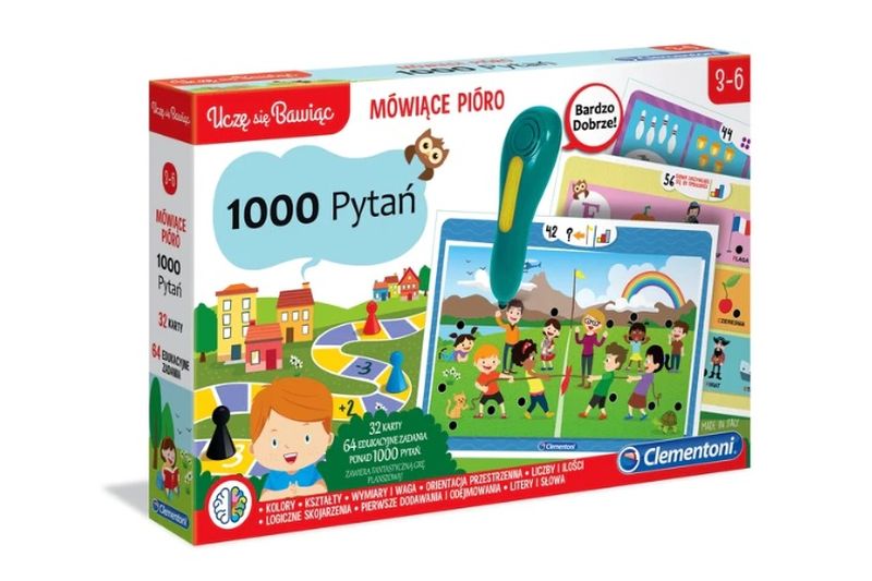 CLE Mówiące pióro 1000 pytań 50653 P