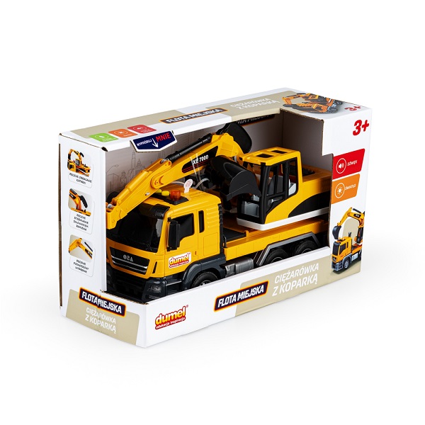 Ciężarówka z koparką HT 30905 - obrazek 2