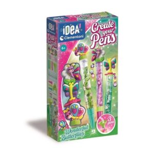 CLE IDEA Mini fabr.długopis.Motylki 18155