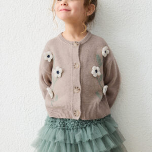 Sweter rozpinany dzianin. - 04323 - 087