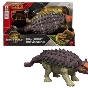 JURASSIC WORLD Ankylosaurus ryczący JGB90 /4