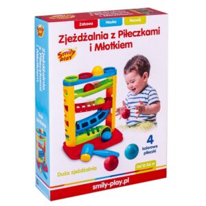 ZJEŻDŻALNIA Z PIŁECZKAMI I MŁOTKIEM  SP82932