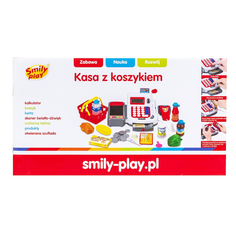 KASA Z KOSZYKIEM SMILY PLAY SP83887 - obrazek 3