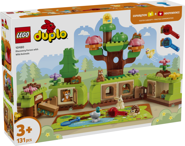 LEGO 10480 Town Las Odkrywców z dzikimi zwierzętami